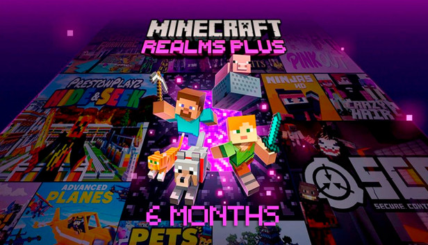 Microsoft Store Minecraft Realms Plus - Abonnement 3 mois (pour Bedrock Edition)