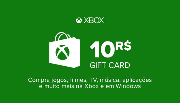Microsoft Store Carte cadeau Xbox Live 10 BRL