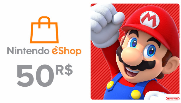 Nintendo Eshop Carte eShop 50 BRL