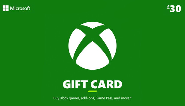 Microsoft Store Carte cadeau Xbox Live 30£