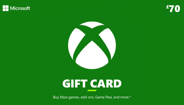 Microsoft Store Carte cadeau Xbox Live 70£