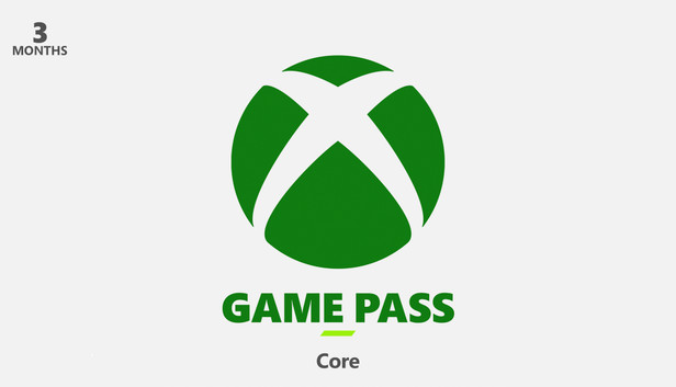 Microsoft Store Xbox Game Pass Core 3 Mois