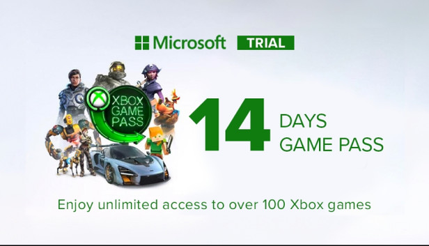Microsoft Store Xbox Game Pass 14 Jours D'essai (Nouveaux Comptes Uniquement)