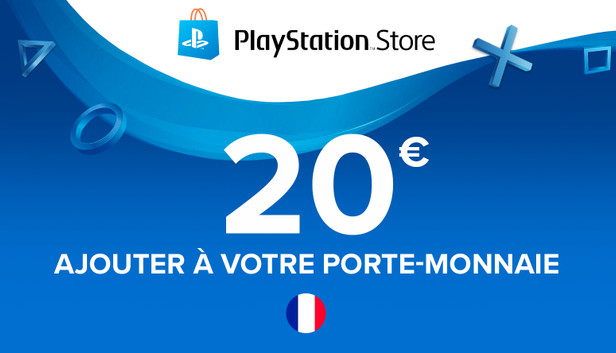 Jacquette PlayStation Network Card 20€